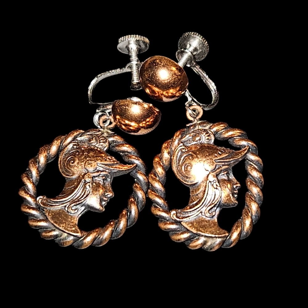 Vintage Copper Earrings